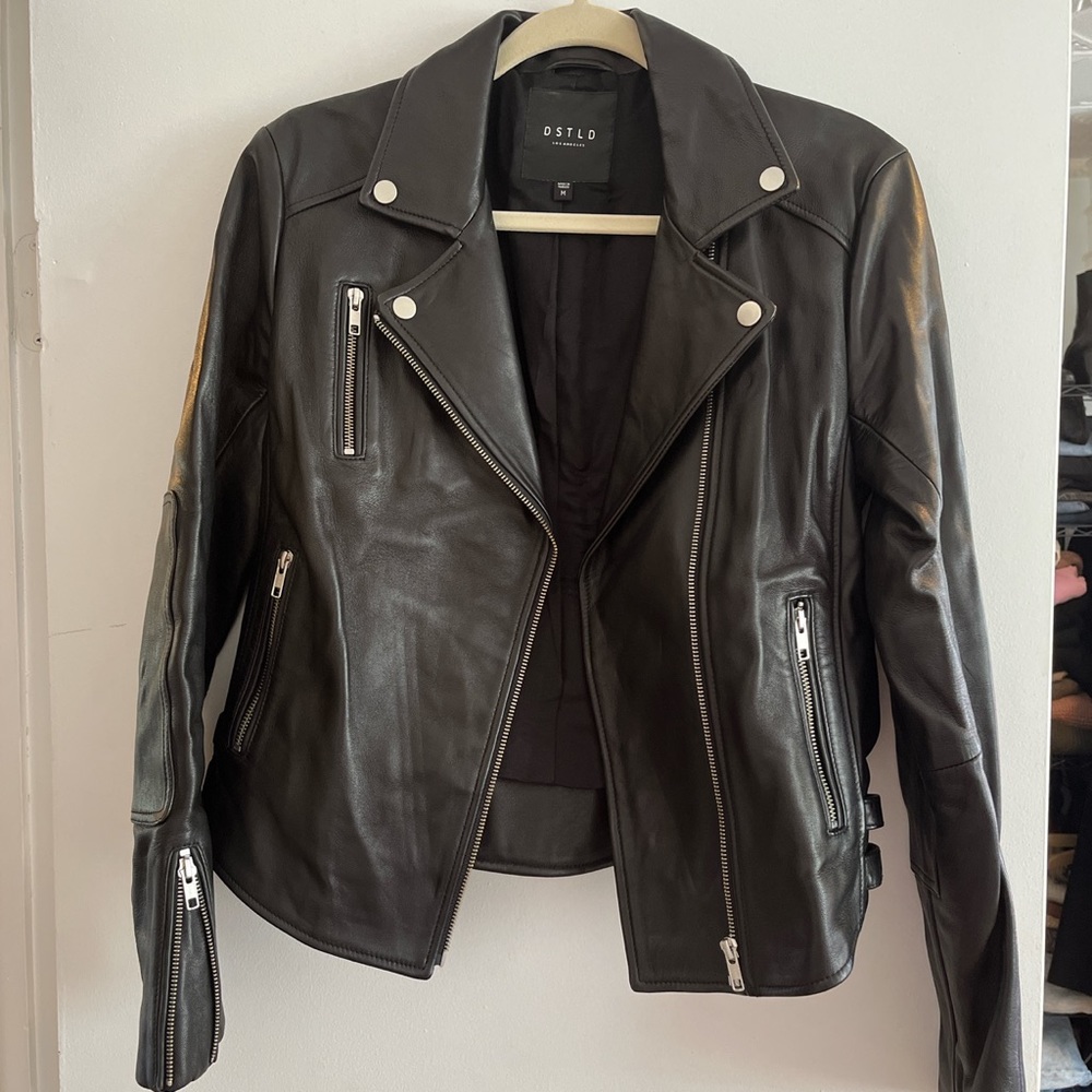 DSTLD BRAND NEW BIKER LEATHER JACKET